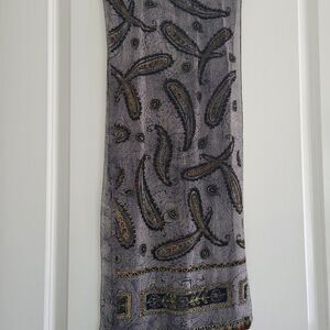 Scarf Italy with velvet. 